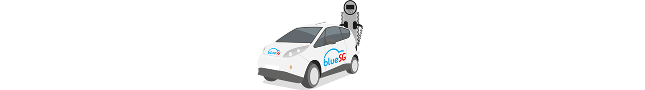 BlueSG - Car Sharing Services in Singapore